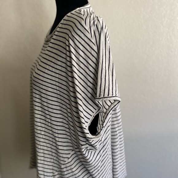All Saints Elena striped tee XS/S - Picture 7 of 8